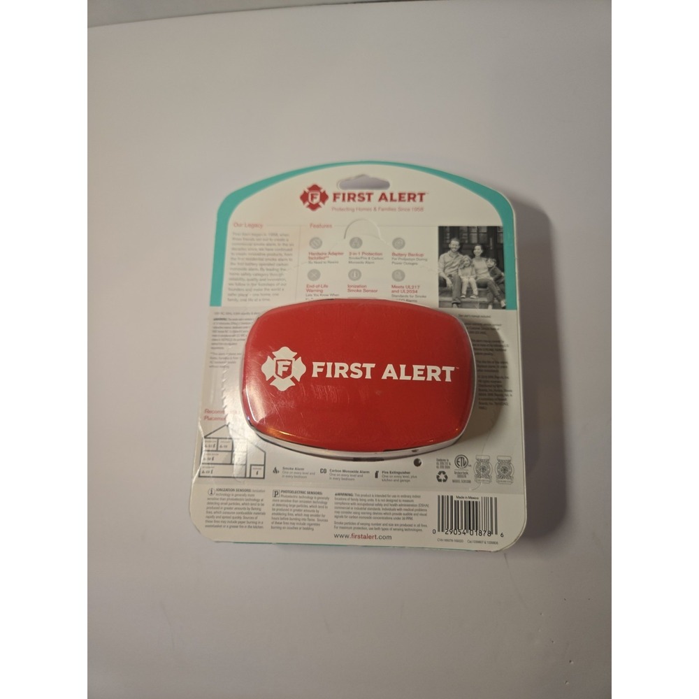First Alert 1039807 Smoke & Carbon Monoxide Alarm 10Y Battery Backup Z-Wave - Picture 2 of 3